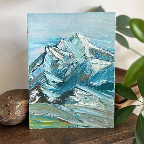 Product image of painting of Fool Creek Peak in Utah